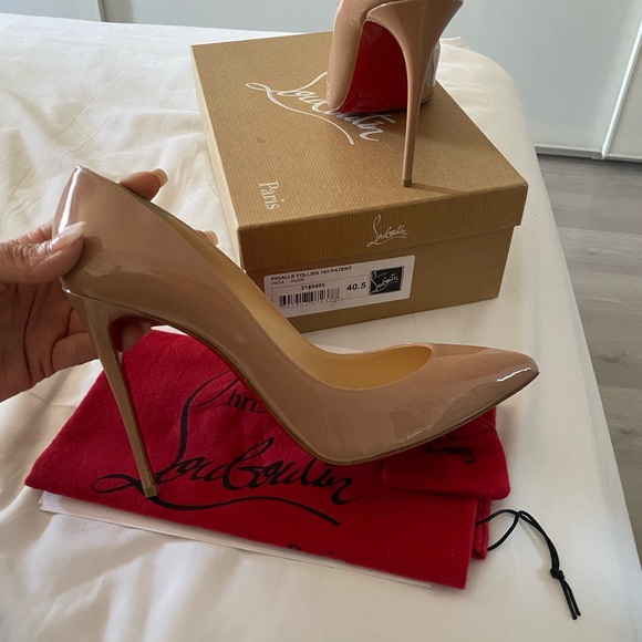 Christian Louboutin shoes Pigalle Nude sz 9 - Picture 2 of 5